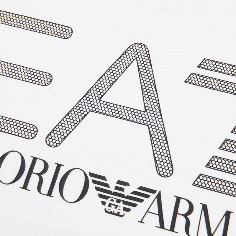 Sizing EMPORIO ARMANI EA7 FW21 白色休閒款標誌長袖T恤 3KPT64-PJ03Z-1100