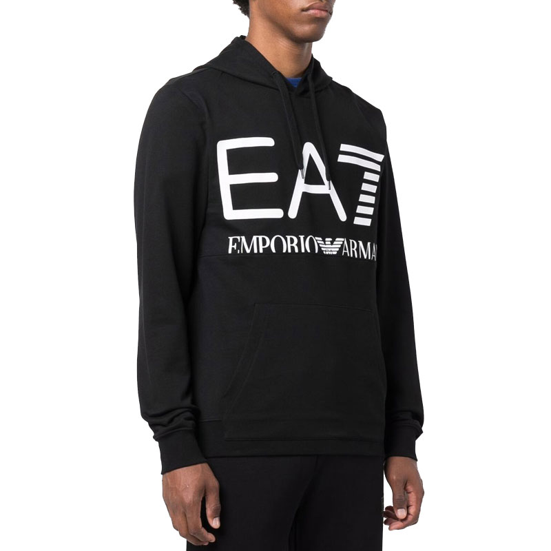 Purchase Emporio Armani EA7 FW21 黑色男款標誌連帽衫 6KPM69-PJBWZ12000