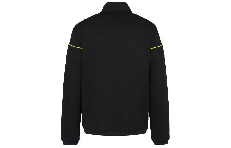 Lookbook Emporio Armani EA7 FW21 Logo Zip-Up High Neck Jacket Black Men’s Sweatshirt 6KPM32-PJ16Z-1200