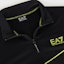 Details for Emporio Armani EA7 FW21 Logo Zip-Up High Neck Jacket Black Men’s Sweatshirt 6KPM32-PJ16Z-1200