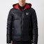 Purchase Emporio Armani EA7 FW22 Jaket Puffer Bertudung Hitam dengan Patch Logo. 6LPB15-PN2MZ-1200