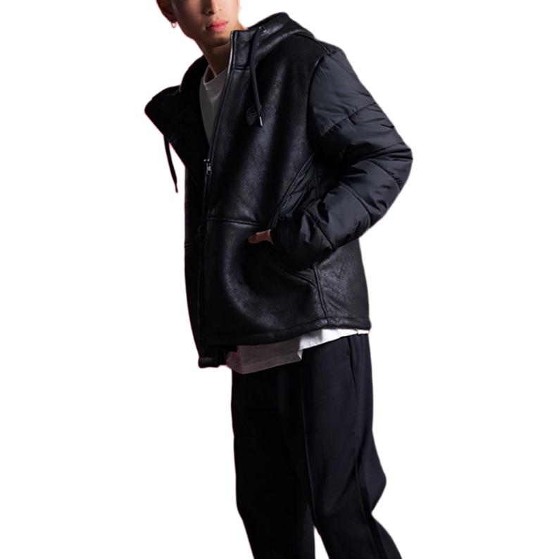 Emporio Armani EA7 FW22  Black Logo Badge Fleece Hoodie Jacket. 6LPBA5-PN54Z-1200 圖 9