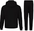 Lookbook EMPORIO ARMANI EA7 FW22 Black Logo Hoodie and Sweatpants Set. 6LPV65-PJ07Z-1200