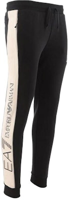 EMPORIO ARMANI EA7 FW22 Black Logo Jogger Pants with Drawstring. 6LPP60-PJ07Z-0200 Buy EMPORIO ARMANI EA7 FW22 Black Logo Jogger Pants with Drawstring. 6LPP60-PJ07Z-0200