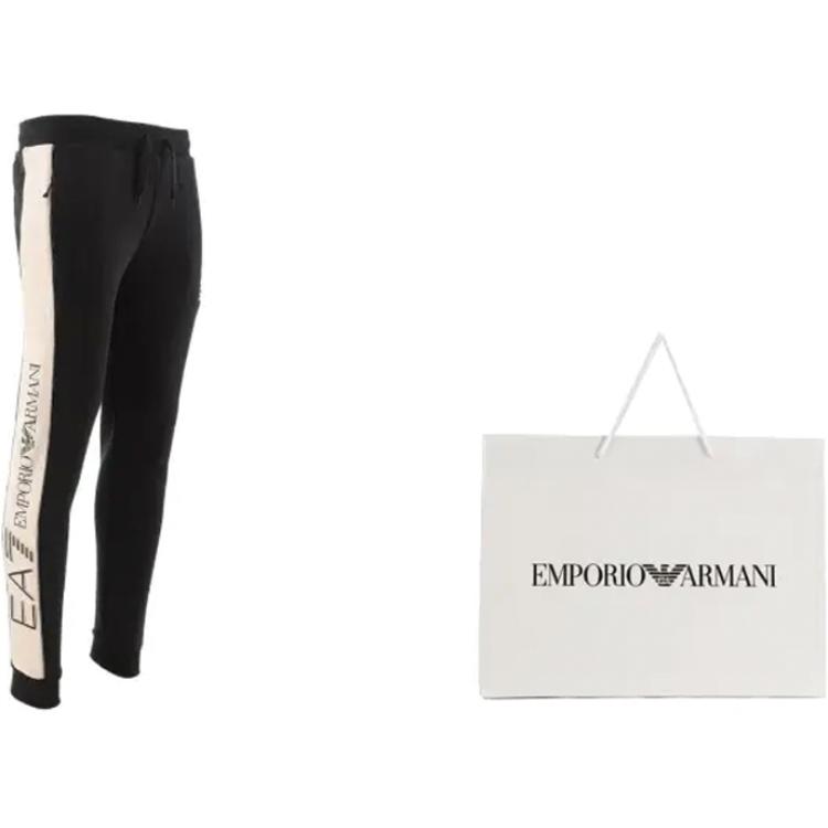 Lookbook EMPORIO ARMANI EA7 FW22  Black Logo Jogger Pants with Drawstring. 6LPP60-PJ07Z-0200