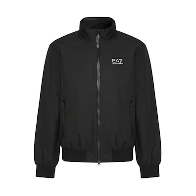 EMPORIO ARMANI EA7 FW22 Black Logo Print Casual Jacket 6LPB27-PN27Z-1200