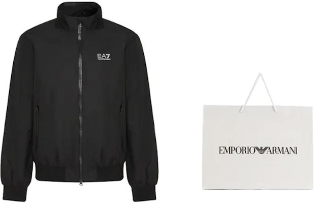 EMPORIO ARMANI EA7 FW22 黑色Logo印花休閒外套 6LPB27-PN27Z-1200 Purchase EMPORIO ARMANI EA7 FW22 黑色Logo印花休閒外套 6LPB27-PN27Z-1200