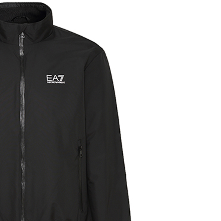 Sizing EMPORIO ARMANI EA7 FW22 黑色Logo印花休閒外套 6LPB27-PN27Z-1200