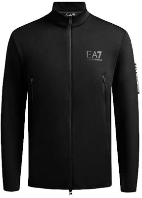 Emporio Armani EA7 FW22 Black Logo Print Full-Zip Jacket. 6LPM34-PJJNZ-1200 Order Emporio Armani EA7 FW22 Black Logo Print Full-Zip Jacket. 6LPM34-PJJNZ-1200