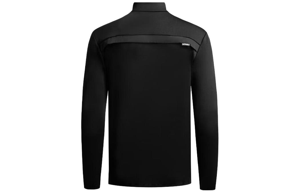 Lookbook Emporio Armani EA7 FW22  Black Logo Print Full-Zip Jacket. 6LPM34-PJJNZ-1200