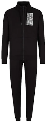 Chándal Negro EMPORIO ARMANI EA7 FW22 con Logo, Cremallera y Joggers. 6LPV57-PJ05Z-0200 Buy Chándal Negro EMPORIO ARMANI EA7 FW22 con Logo, Cremallera y Joggers. 6LPV57-PJ05Z-0200