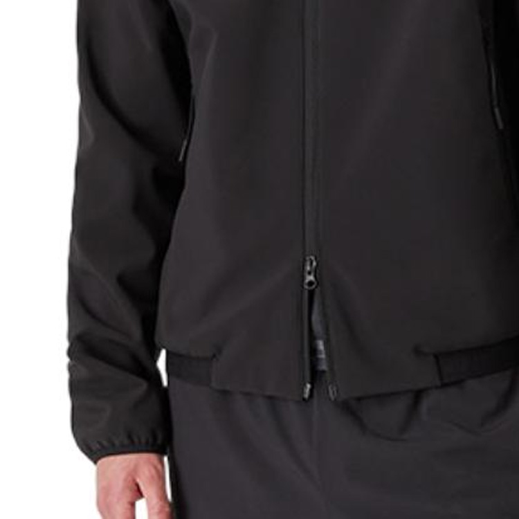 Details for Emporio Armani EA7 FW22  Black Minimalist Full-Zip Jacket. 6LPB29-PNAYZ-1200
