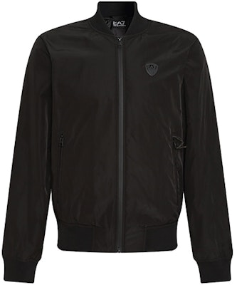 EMPORIO ARMANI EA7 FW22 Black Zip-Up Stand Collar Jacket 8NPB10-PN7LZ-1200 Buy EMPORIO ARMANI EA7 FW22 Black Zip-Up Stand Collar Jacket 8NPB10-PN7LZ-1200