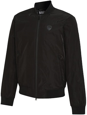 EMPORIO ARMANI EA7 FW22 Black Zip-Up Stand Collar Jacket 8NPB10-PN7LZ-1200 Shop EMPORIO ARMANI EA7 FW22 Black Zip-Up Stand Collar Jacket 8NPB10-PN7LZ-1200