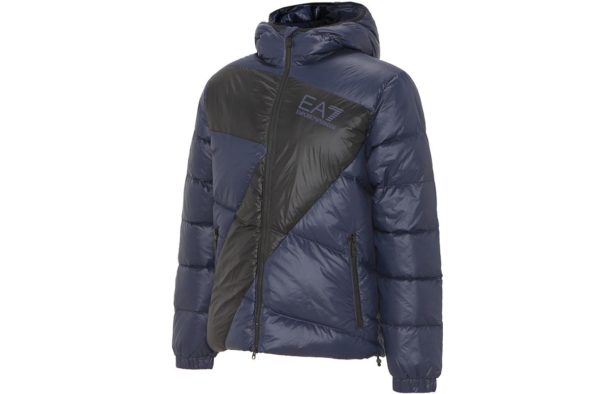 EMPORIO ARMANI EA7 FW22  Navy Logo Patch Colorblock Down Jacket. 6LPB53-PNR4Z-1554 圖 4