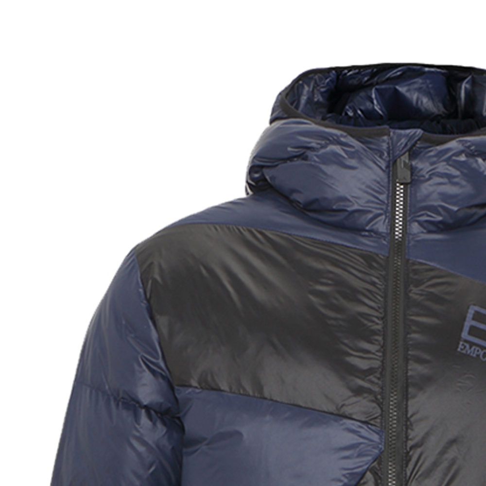 EMPORIO ARMANI EA7 FW22  Navy Logo Patch Colorblock Down Jacket. 6LPB53-PNR4Z-1554 圖 5