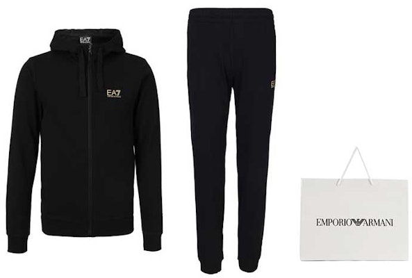 Conjunto Chaqueta y Pantalones Emporio Armani EA7 FW22 Negro para Hombre. 8NPV80-PJ05Z-0208 Sizing Conjunto Chaqueta y Pantalones Emporio Armani EA7 FW22 Negro para Hombre. 8NPV80-PJ05Z-0208