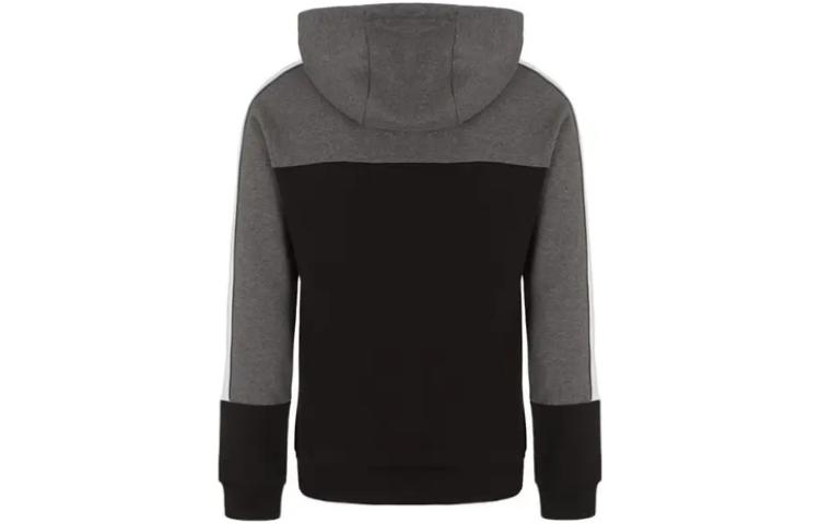 Emporio Armani EA7 FW22 Color-block Logo Print Pullover Sweatshirt Men Black/Grey 6LPM15-PJ07Z-1200 圖 3