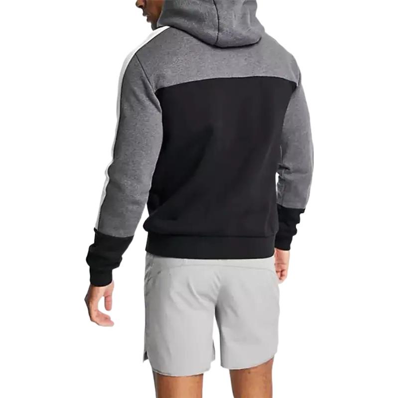 Emporio Armani EA7 FW22 Color-block Logo Print Pullover Sweatshirt Men Black/Grey 6LPM15-PJ07Z-1200 圖 7