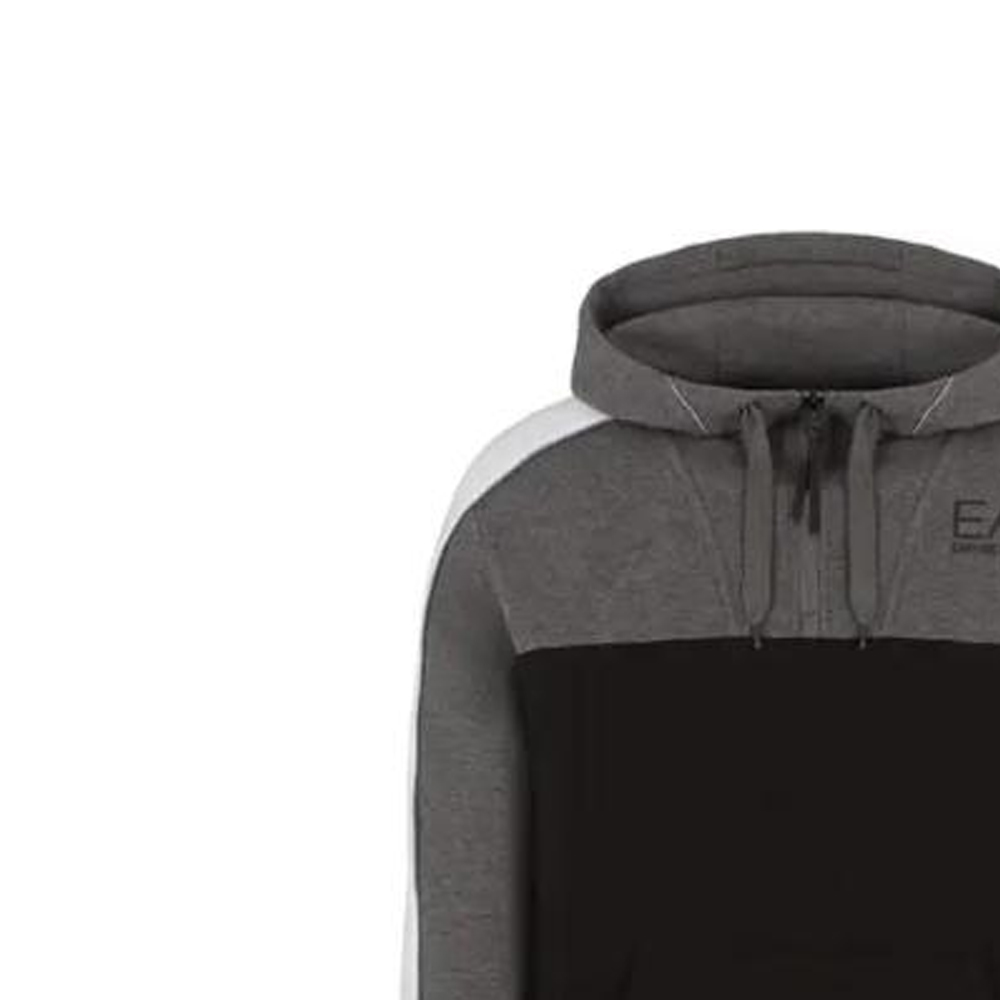 Emporio Armani EA7 FW22 Color-block Logo Print Pullover Sweatshirt Men Black/Grey 6LPM15-PJ07Z-1200 圖 9