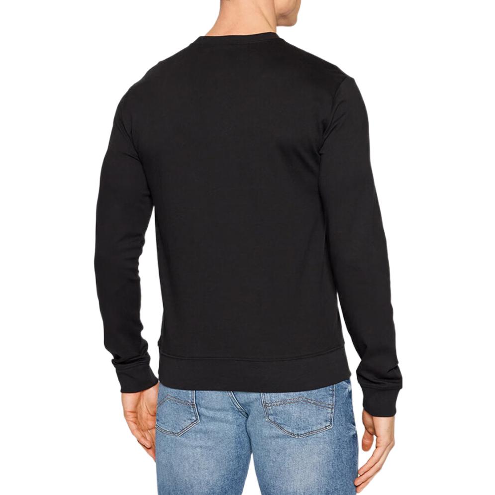 Purchase Emporio Armani EA7 Logo Print Crewneck Sweatshirt Hitam FW22 3LPM44-PJFGZ-1200