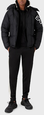 Emporio Armani EA7 Jaket Quilted Lengan Panjang Lelaki Logo Hitam FW22 6LPB11PNADZ-1200 Shop Emporio Armani EA7 Jaket Quilted Lengan Panjang Lelaki Logo Hitam FW22 6LPB11PNADZ-1200