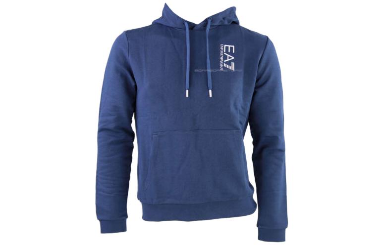 Emporio Armani EA7 FW22 Logo Printed Sweatshirt Navy Blue - 6LPM57-PJHDZ-1568