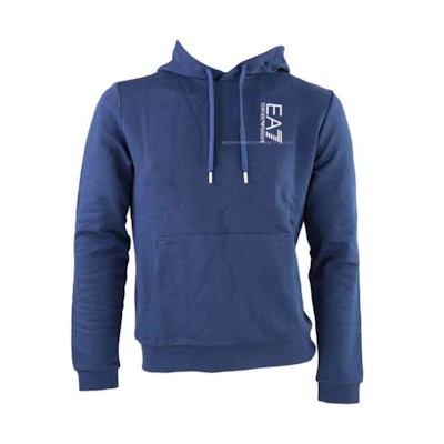 Emporio Armani EA7 FW22 Logo Printed Sweatshirt Navy Blue - 6LPM57-PJHDZ-1568