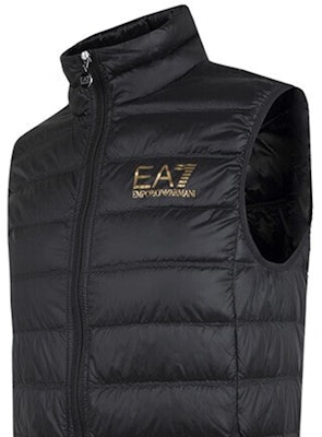 Emporio Armani EA7 FW22 Quilted Zip-Up Down Vest Black . 8NPQ01-PN29Z-00208 Purchase Emporio Armani EA7 FW22 Quilted Zip-Up Down Vest Black . 8NPQ01-PN29Z-00208