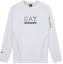 Order Emporio Armani EA7 FW22 白色圓領徽標印花運動衫 6LPM41-PJANZ-1100