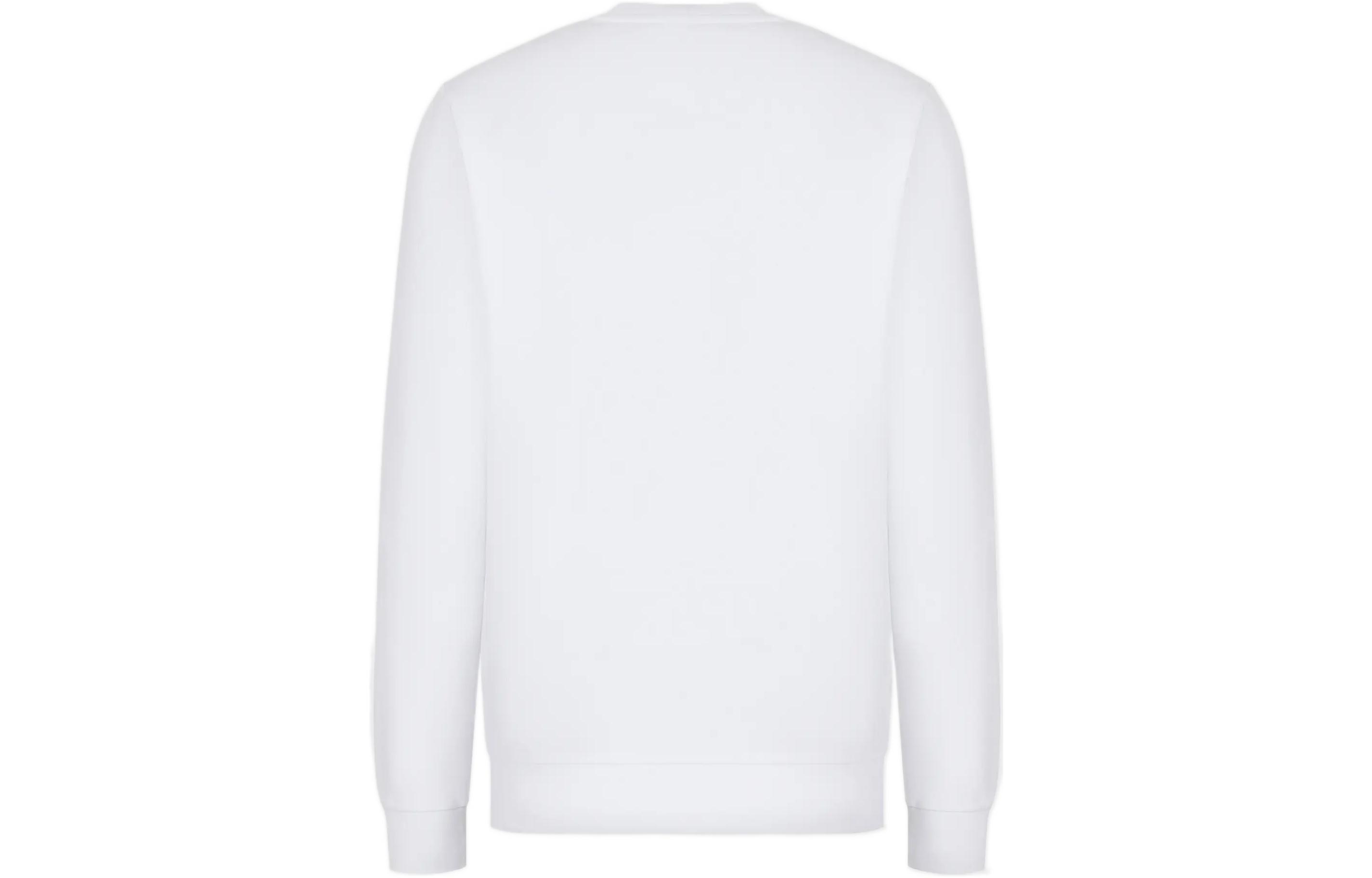 Lookbook Emporio Armani EA7 FW22 白色圓領印花標誌長袖上衣 6LPM60-PJ05Z-0100