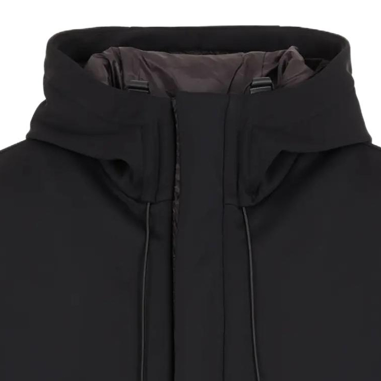 Emporio Armani EA7 FW23  Black Colorblock Drawstring Hooded Jacket 6RPB24-PN8HZ-1200 圖 6