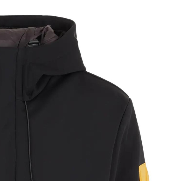 Emporio Armani EA7 FW23  Black Colorblock Drawstring Hooded Jacket 6RPB24-PN8HZ-1200 圖 7