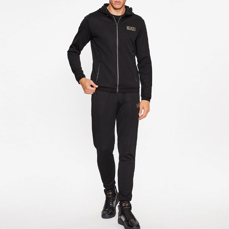 EMPORIO ARMANI EA7 FW23  Black Long-Sleeve Zip Jacket 6RPM39-PJMCZ-1200 圖 3