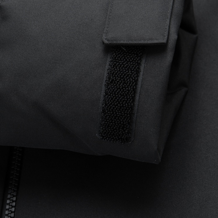 Details for EMPORIO ARMANI EA7 FW23 黑色純棉拉鍊連帽外套 6RPB10-PNEEZ-1200