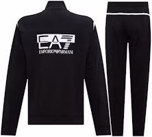 Lookbook EMPORIO ARMANI EA7 FW23 拼接色塊Logo拉鍊運動套裝。 6RPV57-PJ05Z-0200