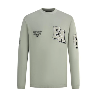 Emporio Armani EA7 FW23 Crewneck Sweatshirt with Logo Print. 6R1MG4-1JWPZ-0606
