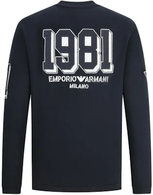 Emporio Armani EA7 FW23 Crewneck Sweatshirt dengan Logo Print. 6R1MG4-1JWPZ-0606 Lookbook Emporio Armani EA7 FW23 Crewneck Sweatshirt dengan Logo Print. 6R1MG4-1JWPZ-0606
