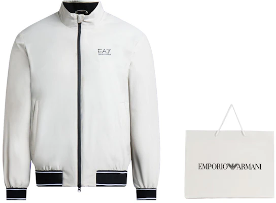 Emporio Armani EA7 FW23 Jaket Bulu Fleece Berzip dengan Cetakan Logo. 6RPB07-PN27Z-1716 10