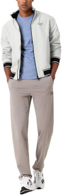 Emporio Armani EA7 FW23 Jaket Bulu Fleece Berzip dengan Cetakan Logo. 6RPB07-PN27Z-1716 11