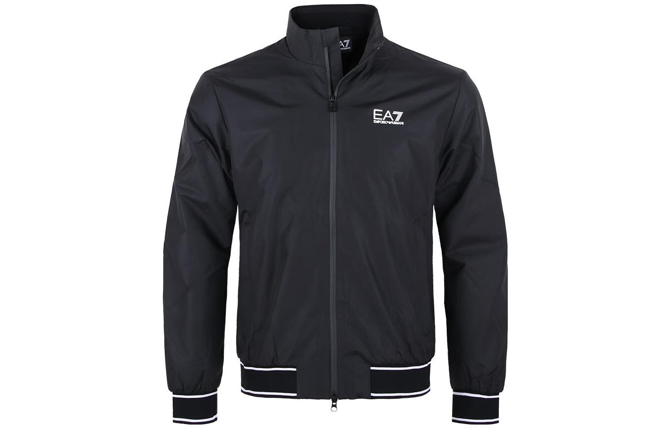 Order Emporio Armani EA7 FW23 Jaket Bulu Fleece Berzip dengan Cetakan Logo. 6RPB07-PN27Z-1716