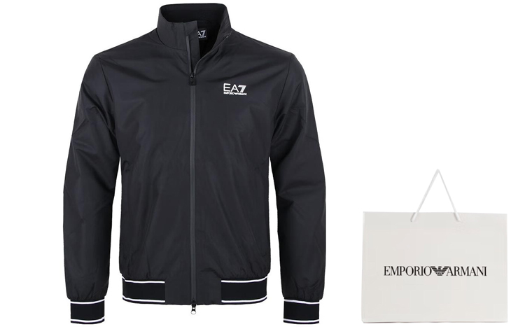 Purchase Emporio Armani EA7 FW23 Jaket Bulu Fleece Berzip dengan Cetakan Logo. 6RPB07-PN27Z-1716