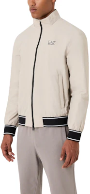 Emporio Armani EA7 FW23 Jaket Bulu Fleece Berzip dengan Cetakan Logo. 6RPB07-PN27Z-1716 2