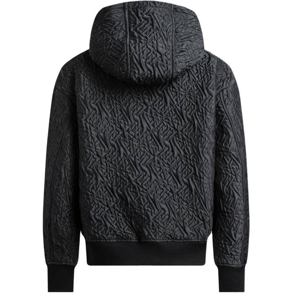 EMPORIO ARMANI EA7 FW23  Logo Embossed Hoodie Jacket Black H41R24-E1229-999 圖 3