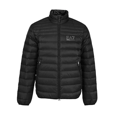 EMPORIO ARMANI EA7 FW23 Logo Patch Zip Puffer Jacket. 6RPB14-PN5ZZ-1200