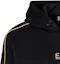 Details for Emporio Armani EA7 FW23 黑色連帽衫附標誌印花與拉鍊口袋 6RPM06-PJ16Z-0208