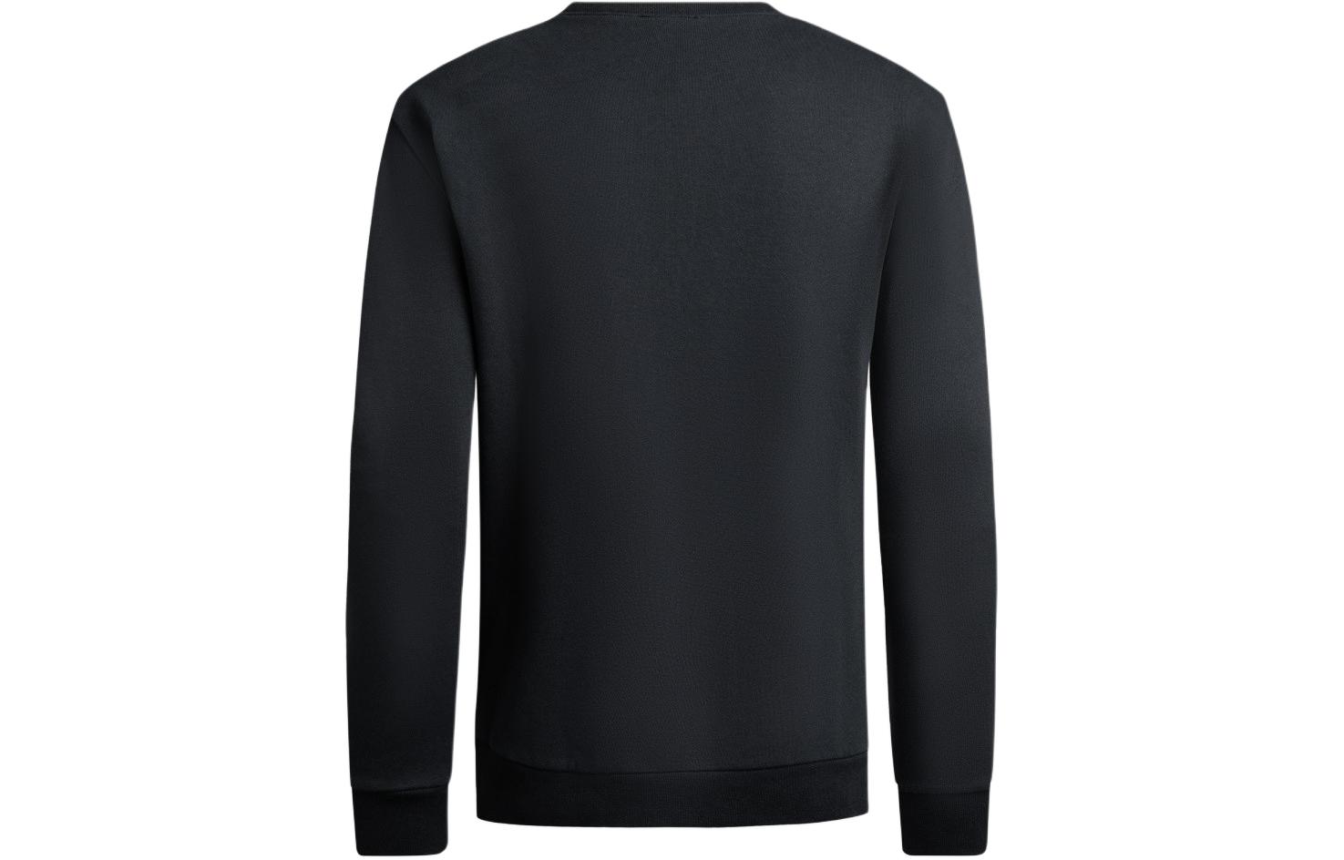 Lookbook Emporio Armani EA7 FW23 黑色标志印花圆领卫衣 6RPM16-PJSLZ-1200