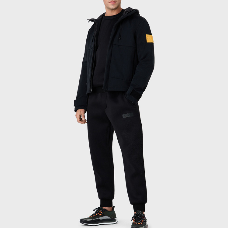 Purchase 安普里奥·阿玛尼EA7 FW23黑色印花圆领休闲卫衣 6RPM84-PJSQZ-1200