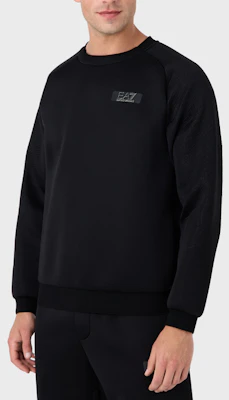 安普里奥·阿玛尼EA7 FW23黑色印花圆领休闲卫衣 6RPM84-PJSQZ-1200 Details for 安普里奥·阿玛尼EA7 FW23黑色印花圆领休闲卫衣 6RPM84-PJSQZ-1200