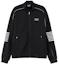 Order Emporio Armani EA7 FW23 Baju Hitam Zip-Up dengan Cetakan Logo 6RPM07-PJ16Z-1200